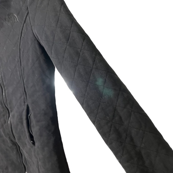 The North Face Full Zip Black Quilted Jacket Collared Women’s Jacket Size S - Picture 5 of 10